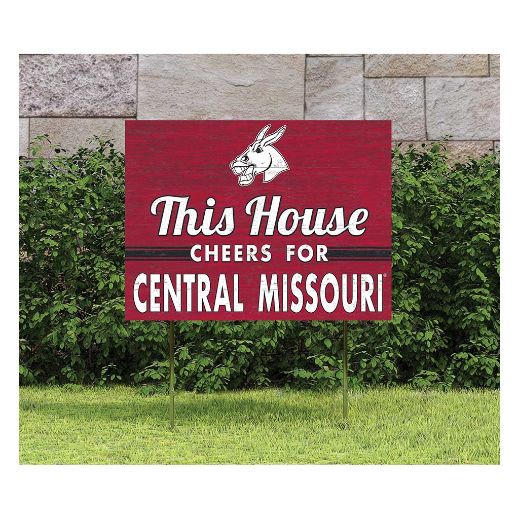 18x24 Lawn Sign Central Missouri Mules