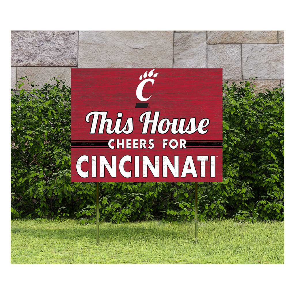 18x24 Lawn Sign Cincinnati Bearcats
