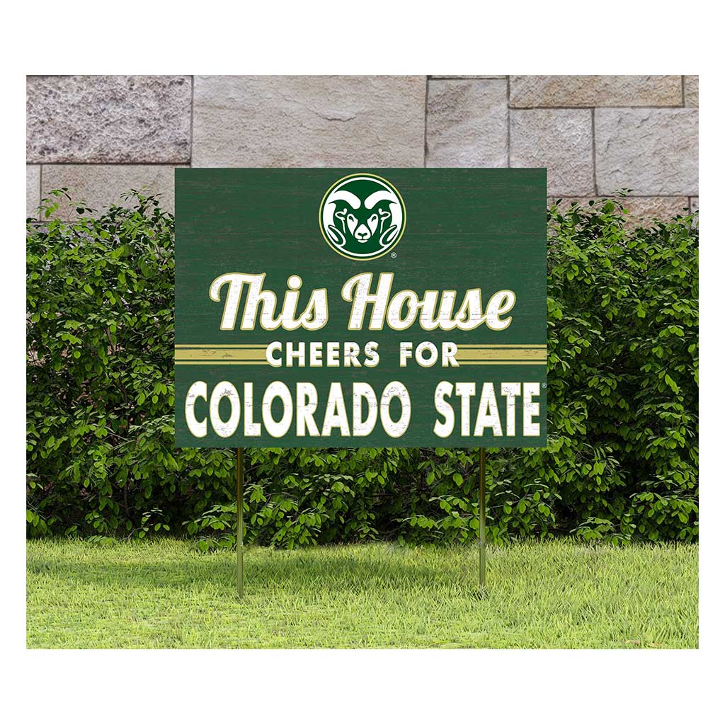 18x24 Lawn Sign Colorado State-Ft. Collins Rams