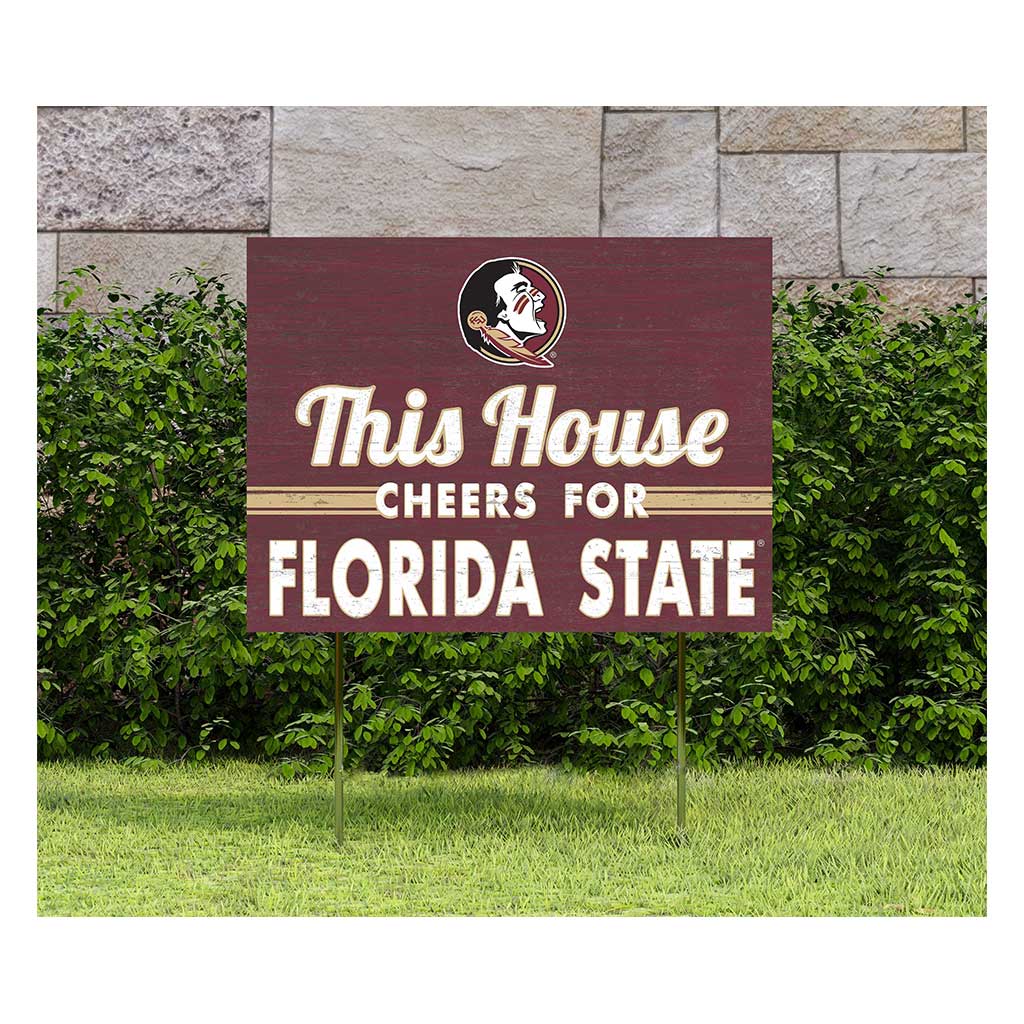 18x24 Lawn Sign Florida State Seminoles