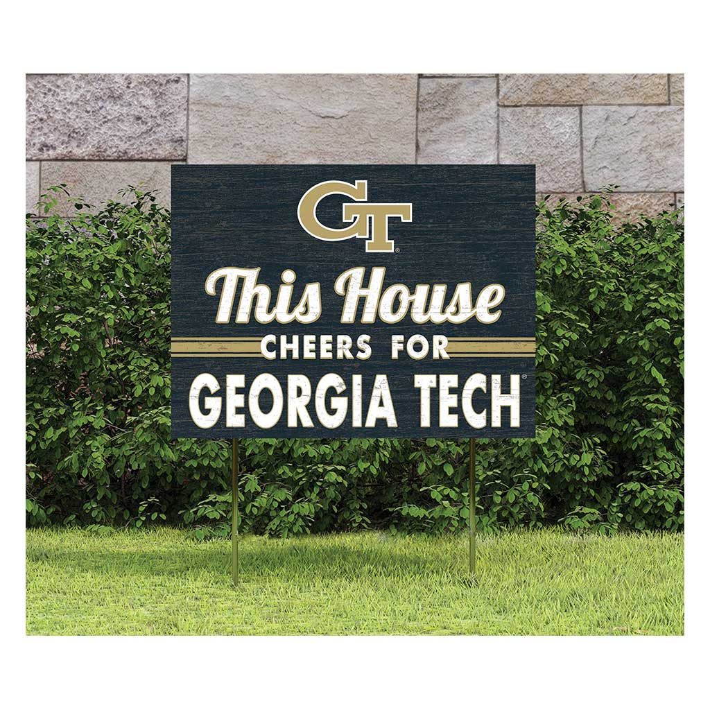 18x24 Lawn Sign Georgia Tech Yellow Jackets