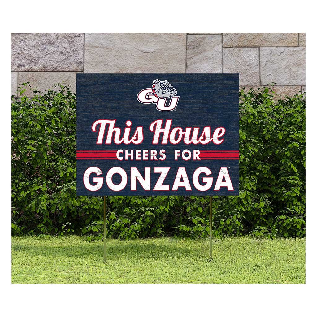 18x24 Lawn Sign Gonzaga Bulldogs