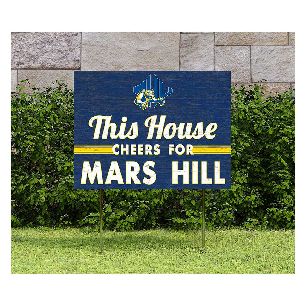 18x24 Lawn Sign Mars Hill Mountain Lions