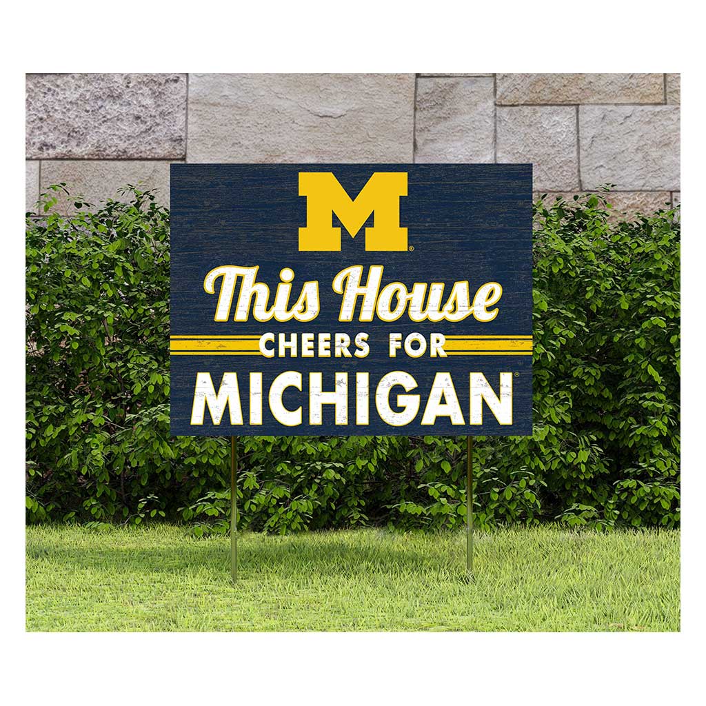 18x24 Lawn Sign Michigan Wolverines