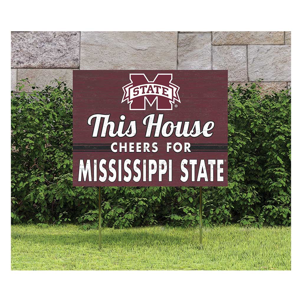 18x24 Lawn Sign Mississippi State Bulldogs