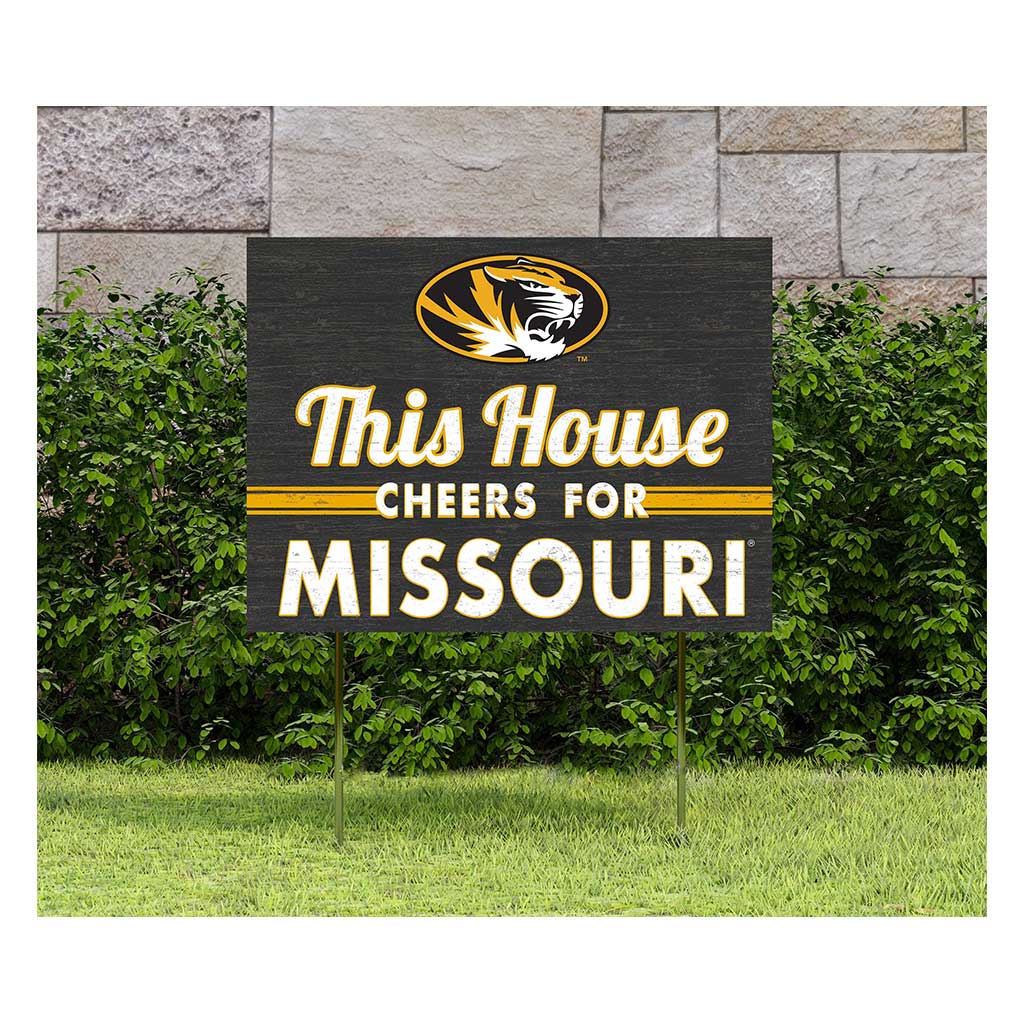 18x24 Lawn Sign Missouri Tigers