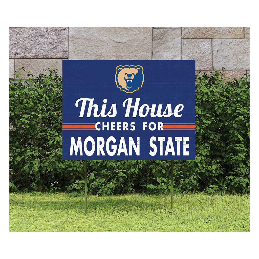 18x24 Lawn Sign Morgan State Bears