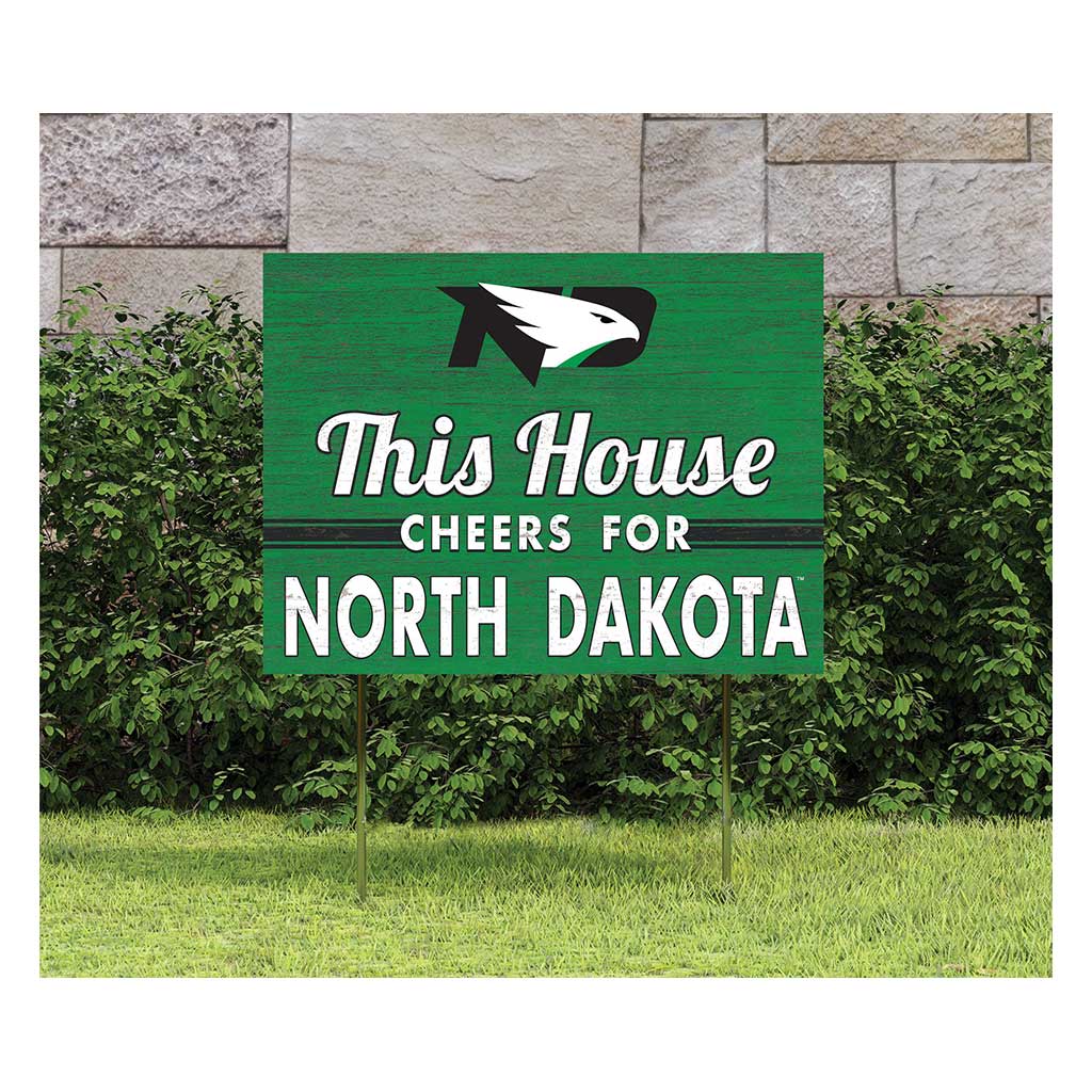 18x24 Lawn Sign North Dakota Fighting Hawks