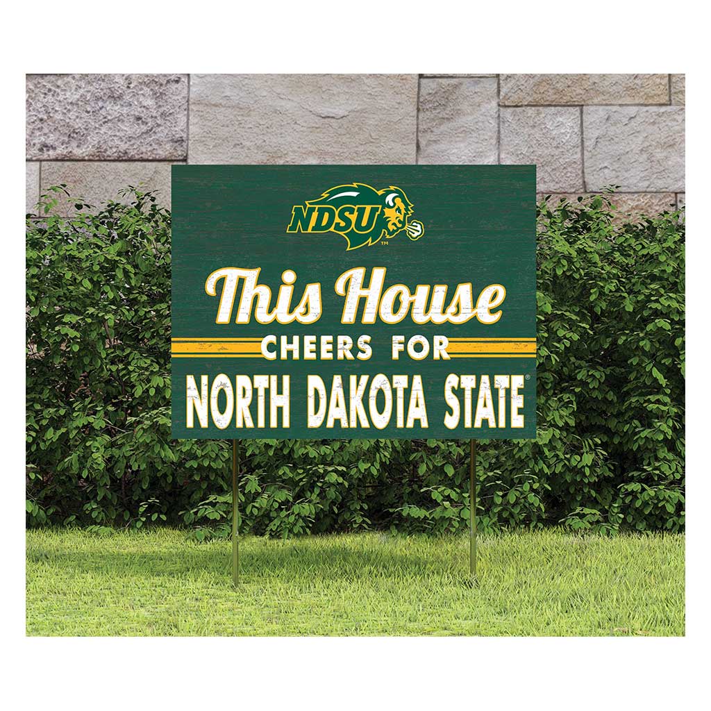 18x24 Lawn Sign North Dakota State Bison
