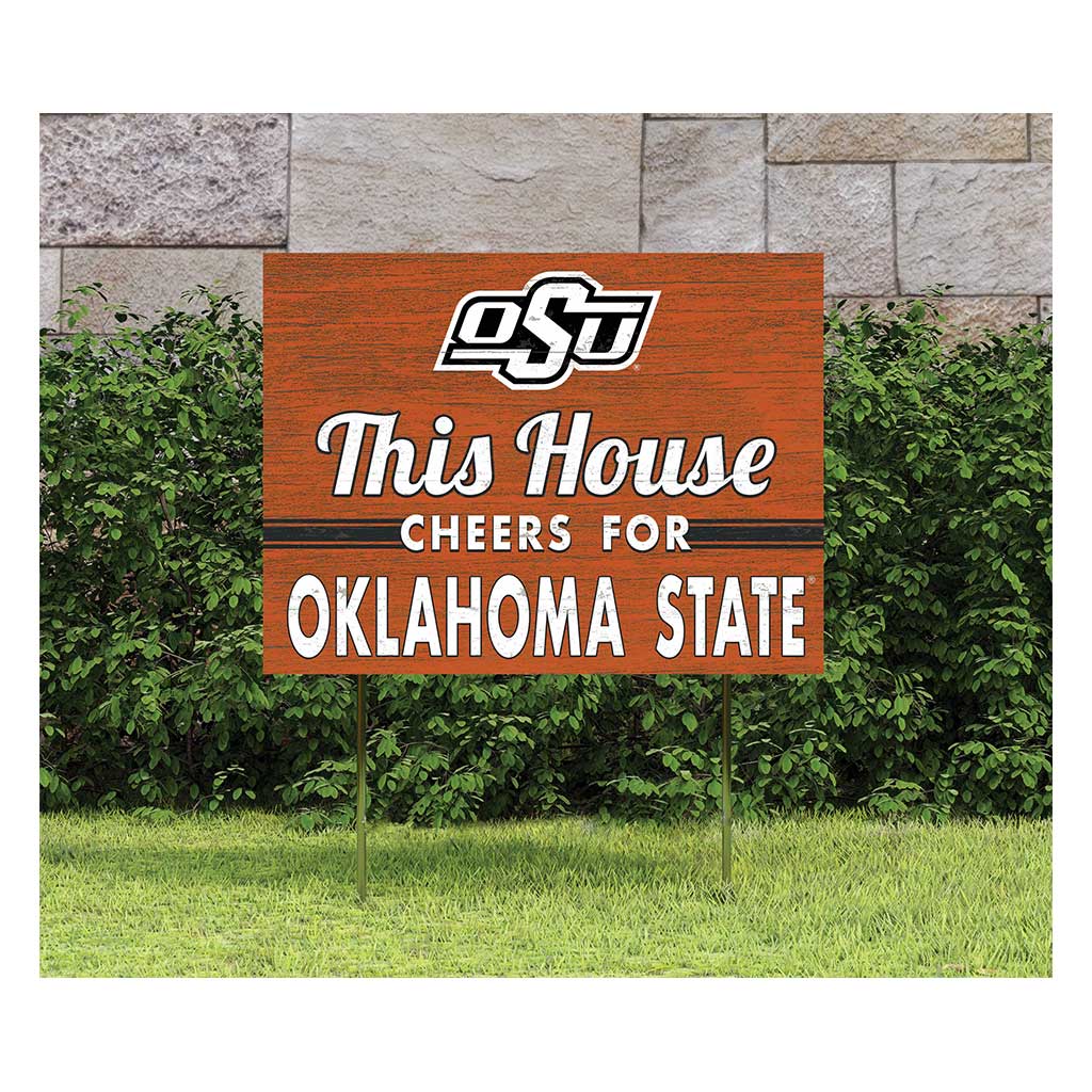 18x24 Lawn Sign Oklahoma State Cowboys