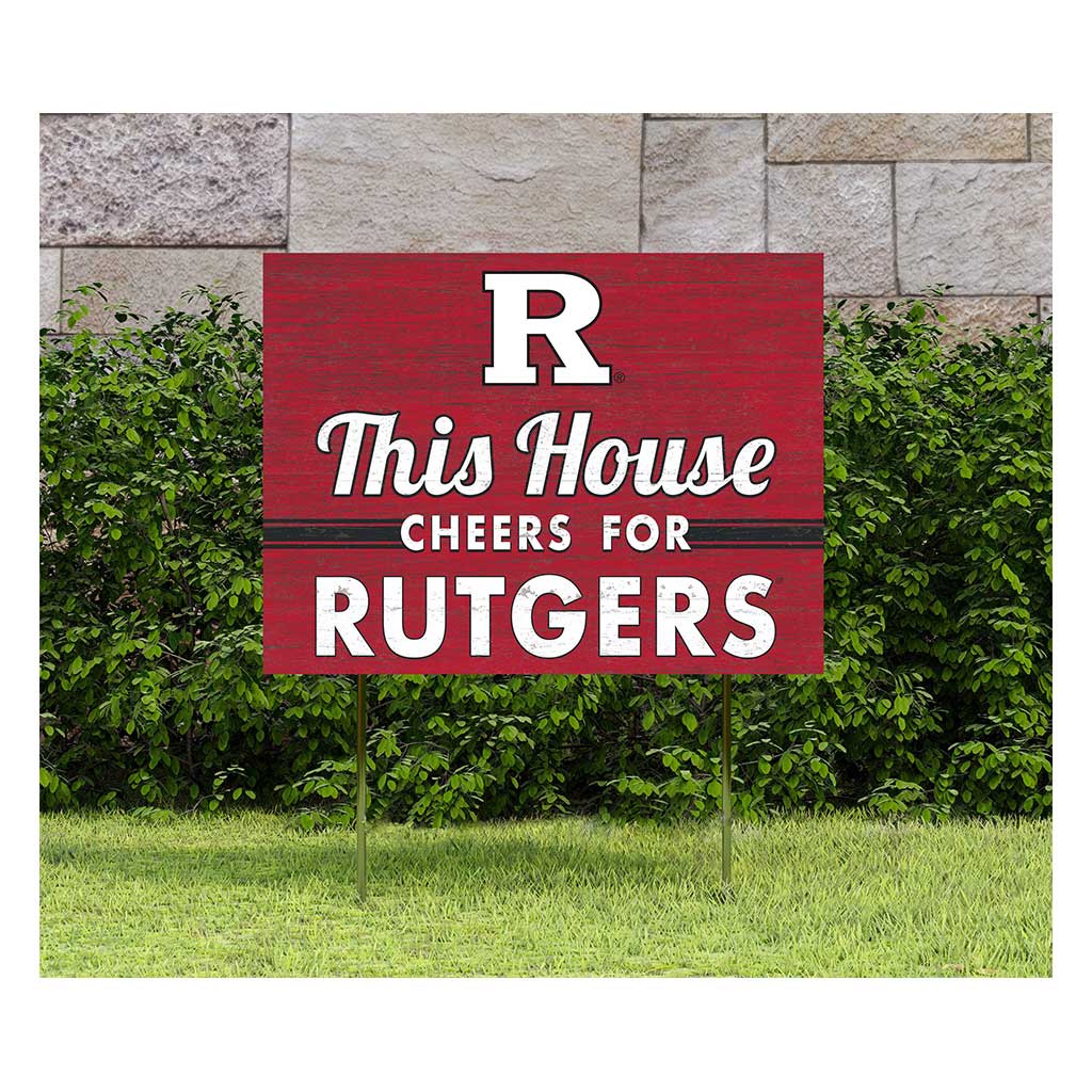 18x24 Lawn Sign Rutgers Scarlet Knights