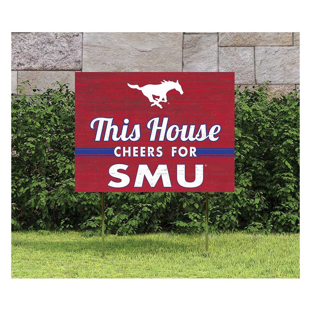 18x24 Lawn Sign Southern Methodist Mustangs