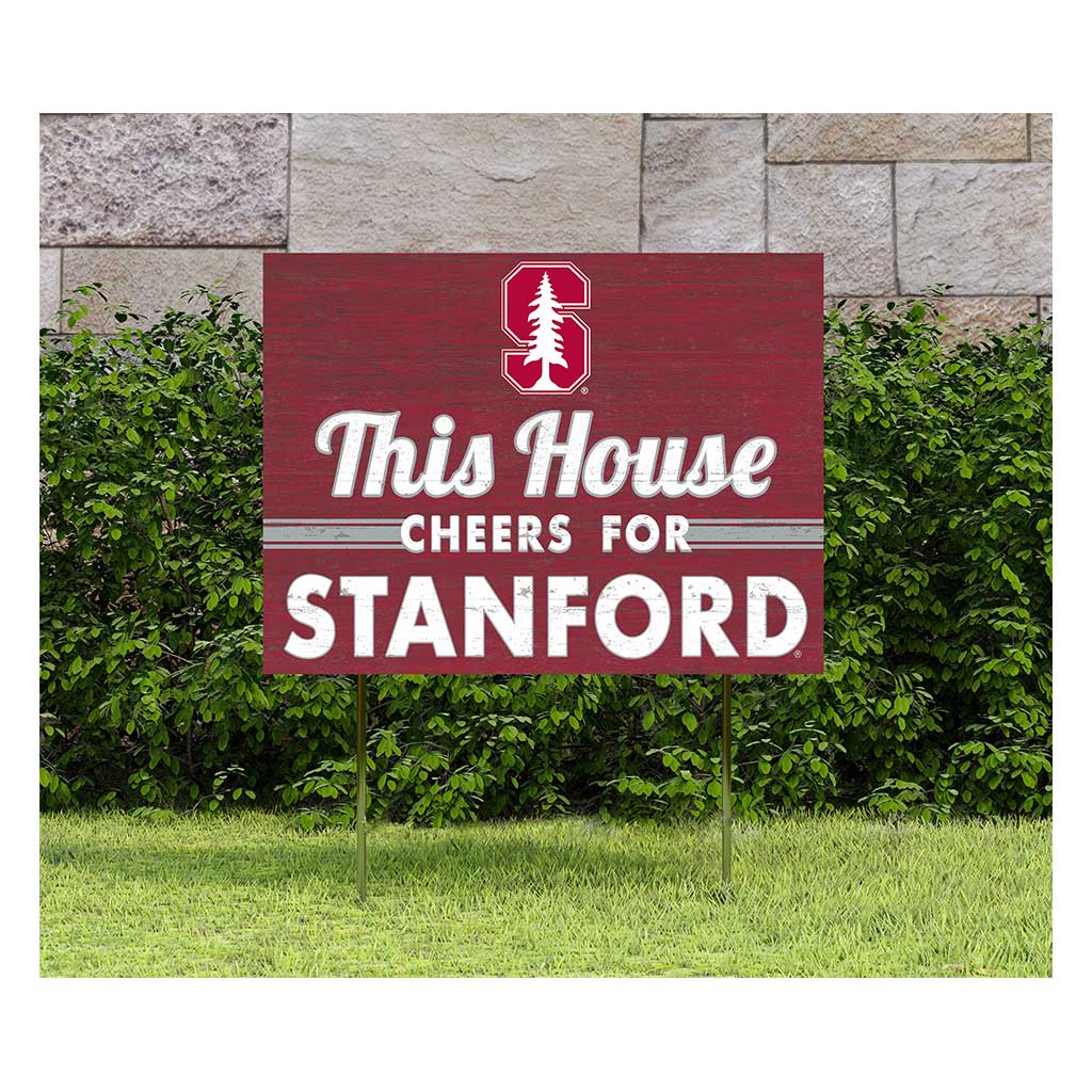 18x24 Lawn Sign Stanford Cardinal color