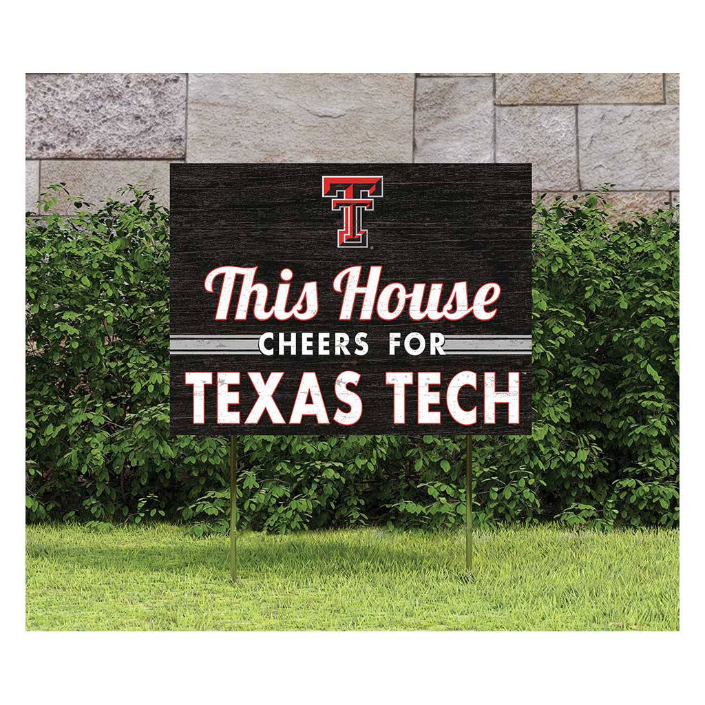 18x24 Lawn Sign Texas Tech Red Raiders