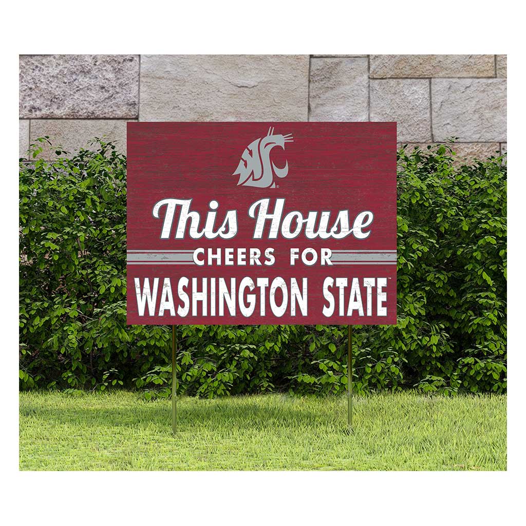 18x24 Lawn Sign Washington State Cougars