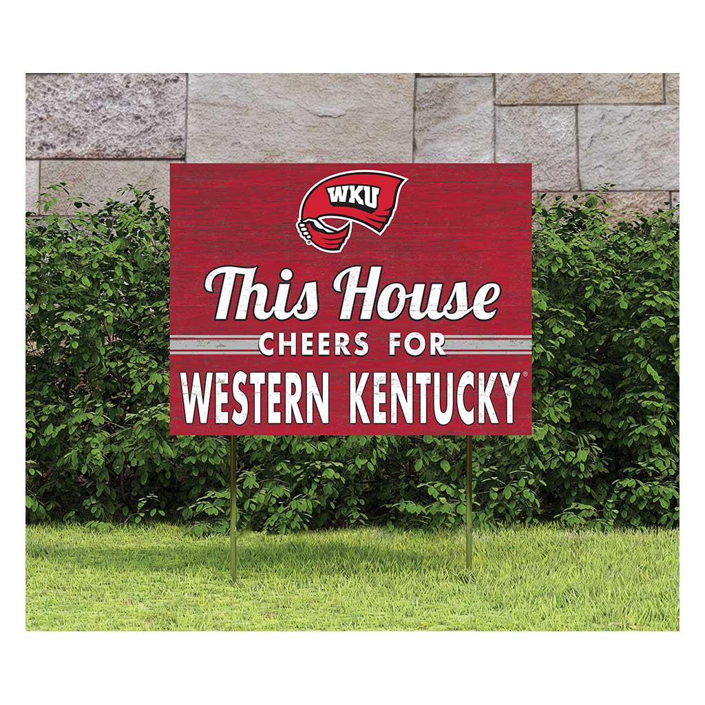 18x24 Lawn Sign Western Kentucky Hilltoppers