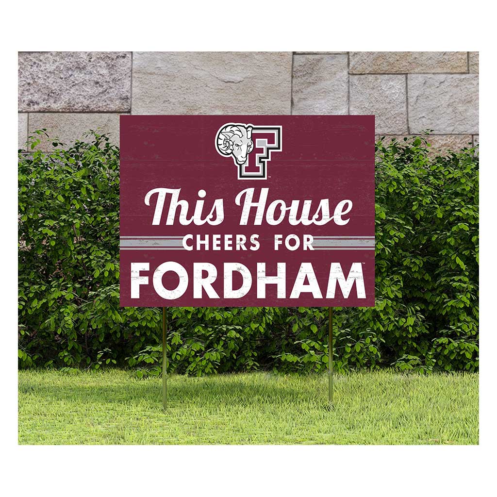 18x24 Lawn Sign Fordham Rams