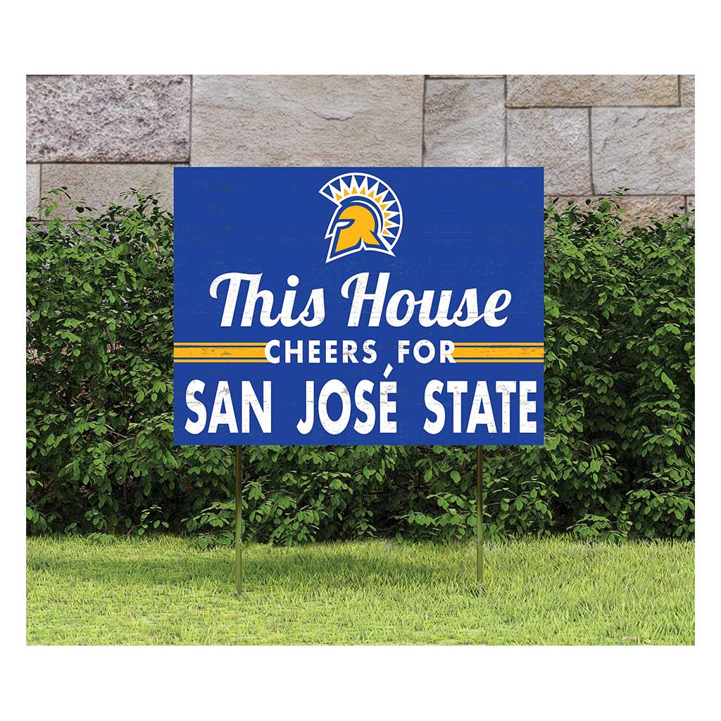 18x24 Lawn Sign San Jose State Spartans