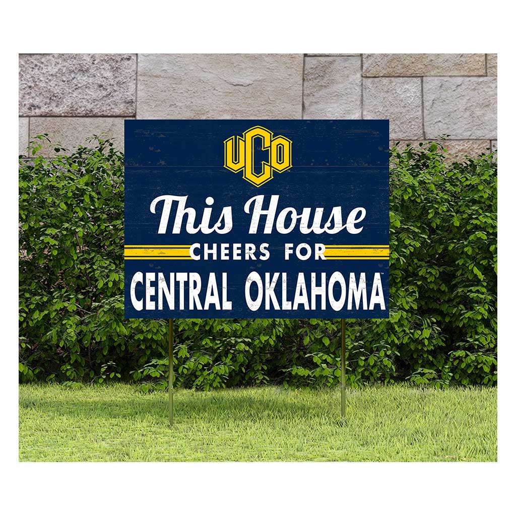 18x24 Lawn Sign Central Oklahoma BRONCHOS