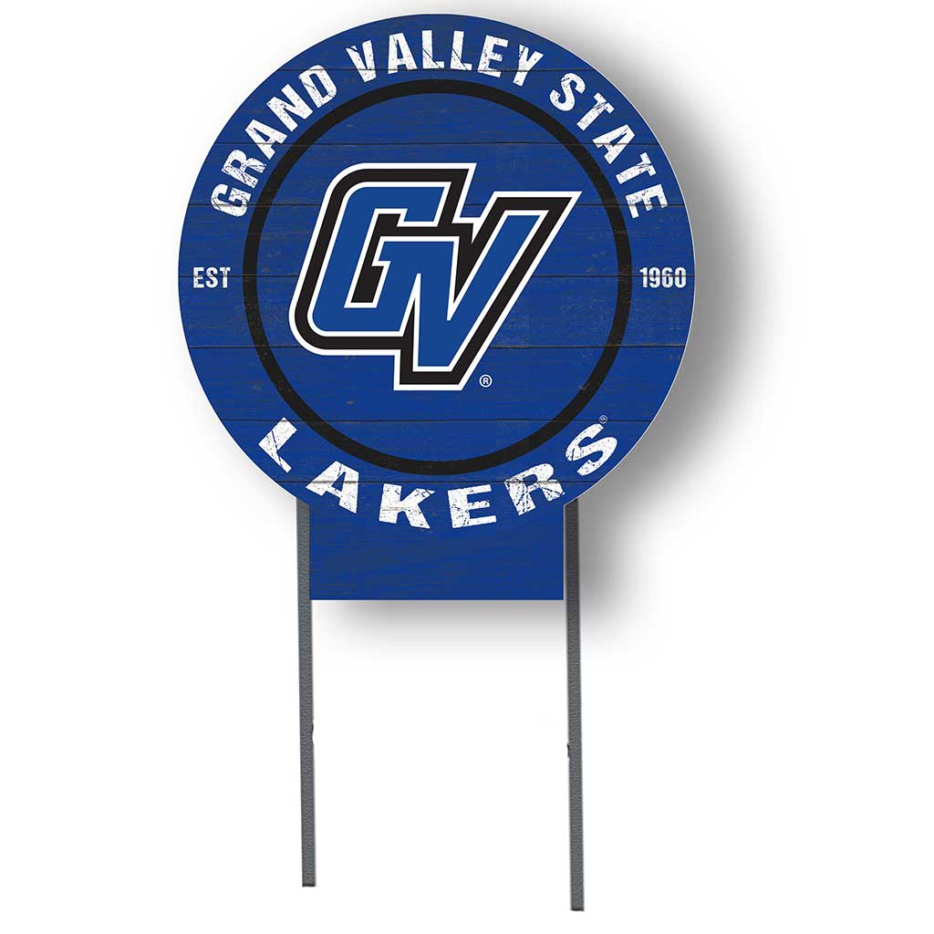 20x20 Circle Color Logo Lawn Sign Grand Valley State Lakers