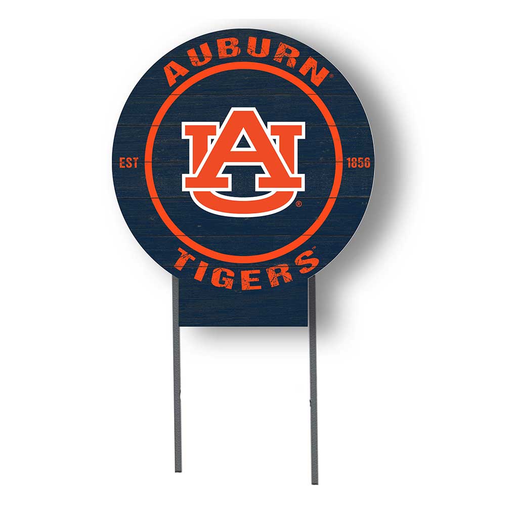 20x20 Circle Color Logo Lawn Sign Auburn Tigers