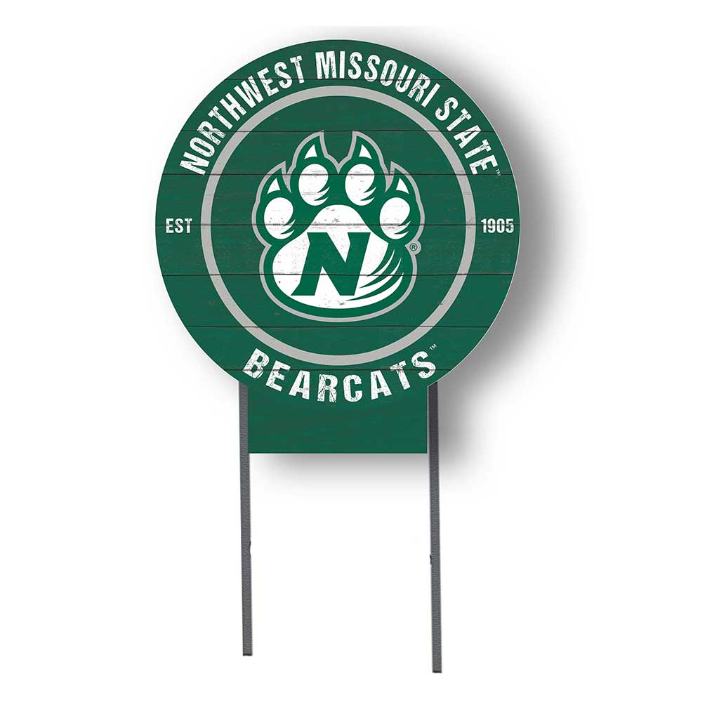 20x20 Circle Color Logo Lawn Sign Northwest Missouri State University Bearcats