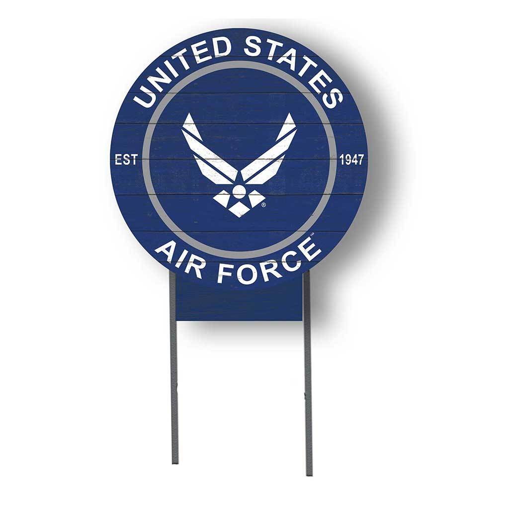Colored Logo Air Force Lawn Sign