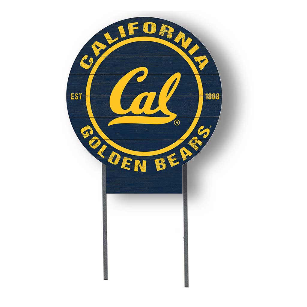 20x20 Circle Color Logo Lawn Sign California (Berkeley) Golden Bears