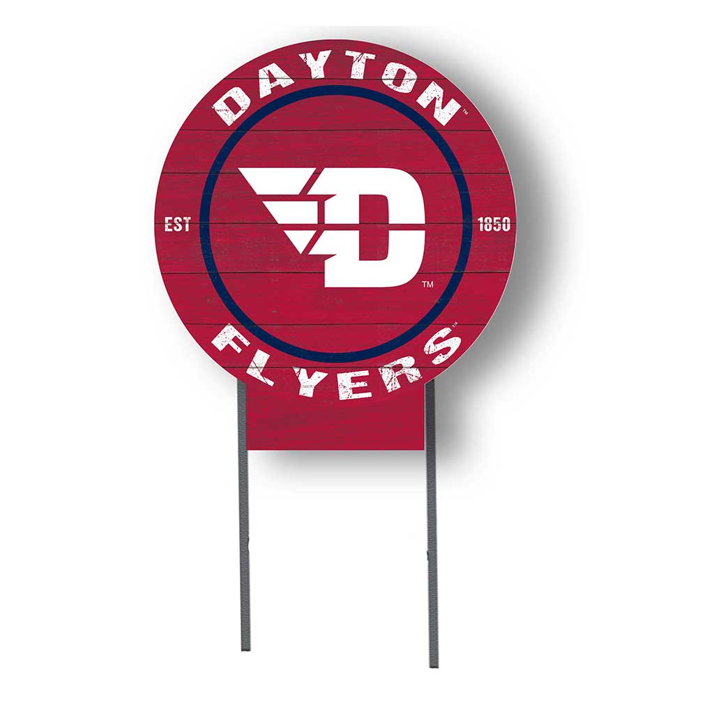 20x20 Circle Color Logo Lawn Sign Dayton Flyers