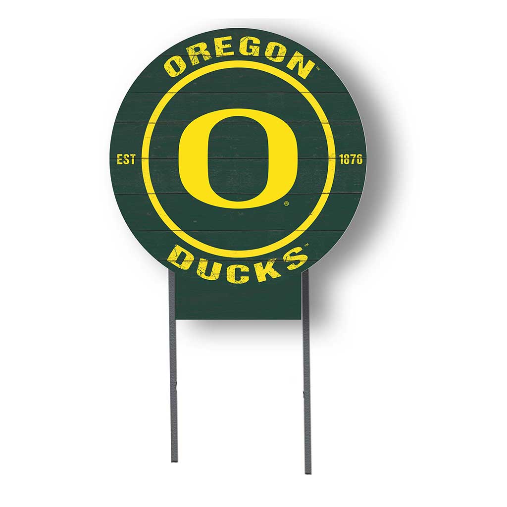 20x20 Circle Color Logo Lawn Sign Oregon Ducks