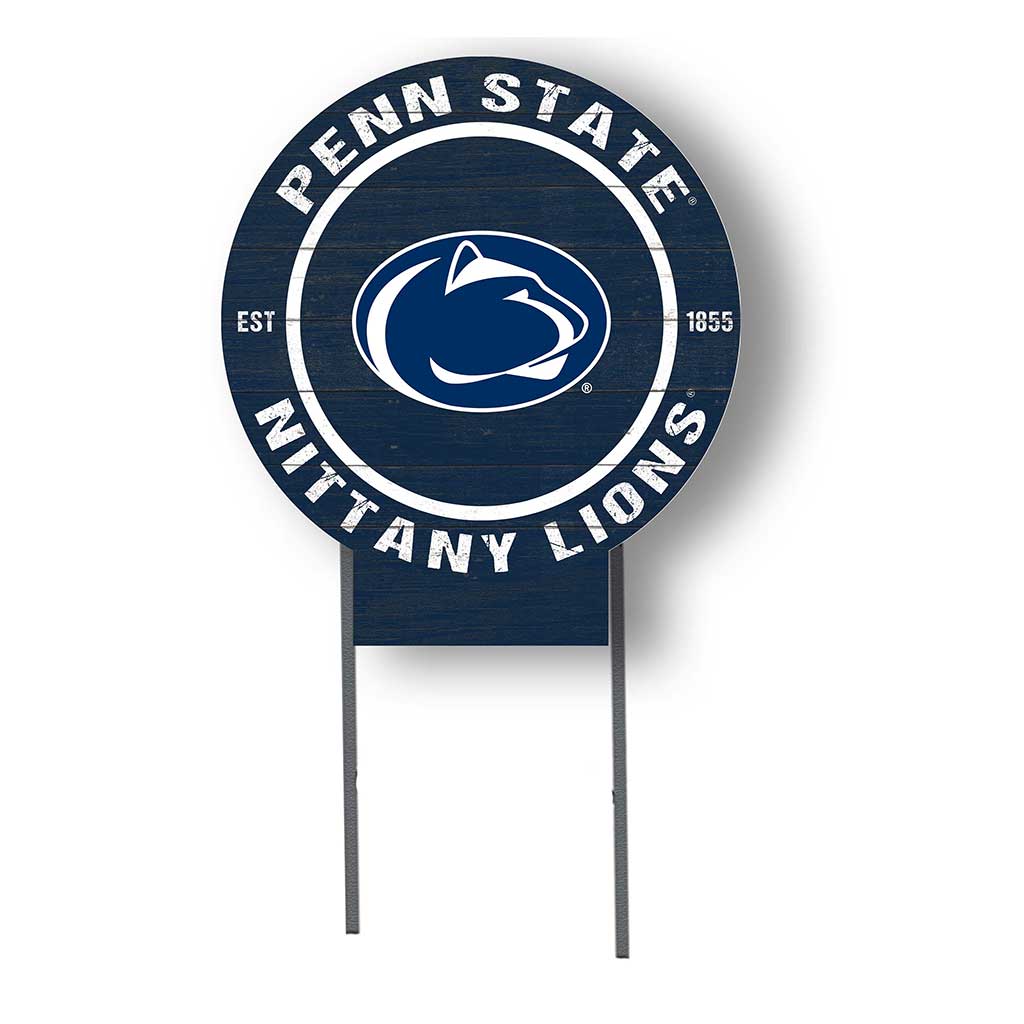 20x20 Circle Color Logo Lawn Sign Penn State Nittany Lions