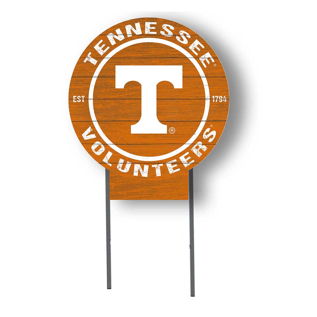20x20 Circle Color Logo Lawn Sign Tennessee Volunteers