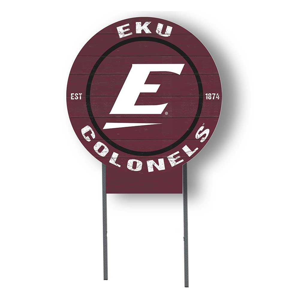 20x20 Circle Color Logo Lawn Sign Eastern Kentucky University Colonels