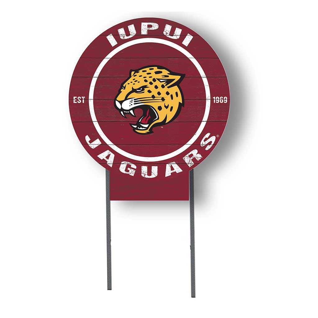 20x20 Circle Color Logo Lawn Sign Indiana Purdue Indianapolis Jaguars