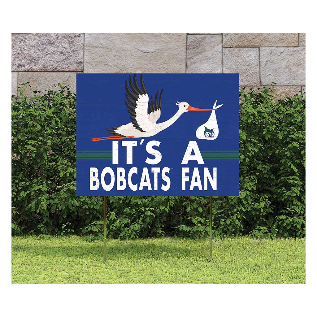 18x24 Lawn Sign Stork Yard Sign It's A Georgia College Bobcats