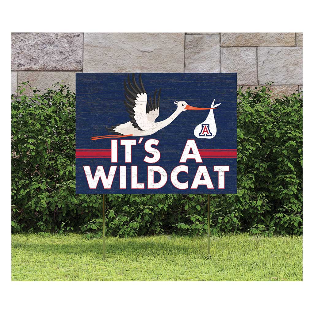 18x24 Lawn Sign Stork Yard Sign It's A Arizona Wildcats