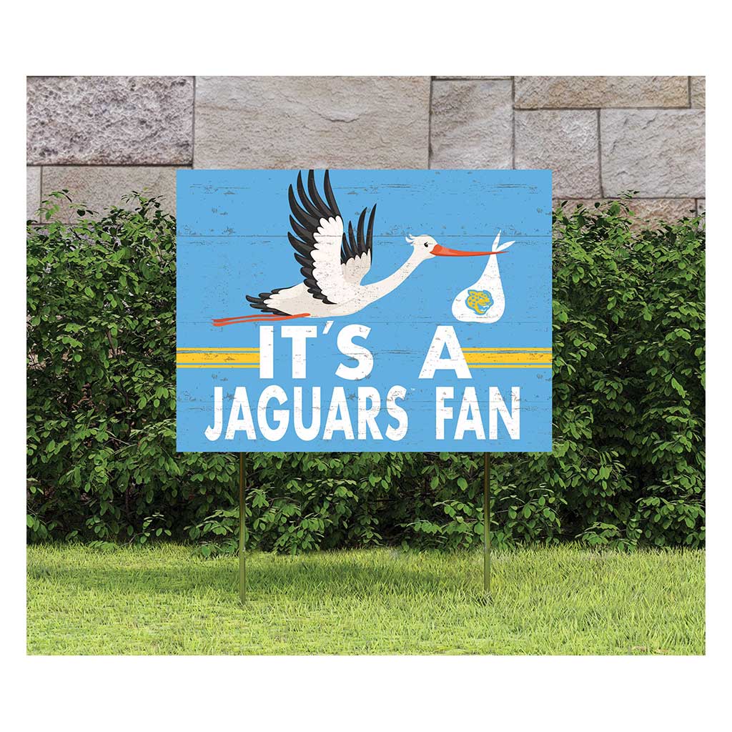 18x24 Lawn Sign Stork Yard Sign It's A Southern University Jaguars