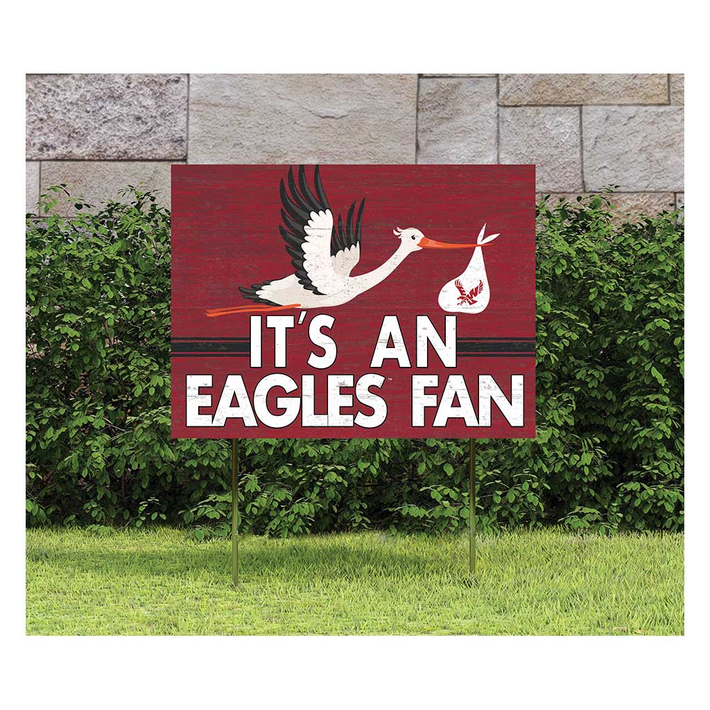 18x24 Lawn Sign Stork Yard Sign It's A Eastern Washington Eagles