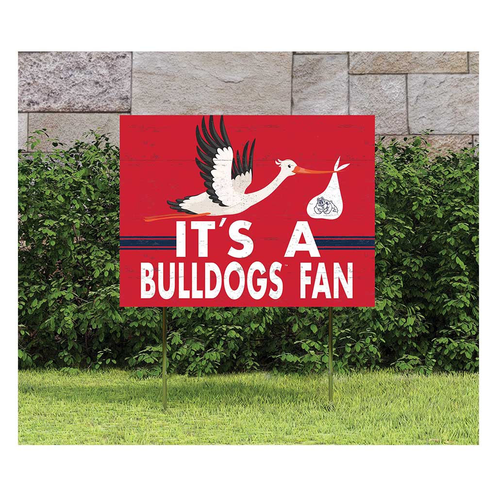 18x24 Lawn Sign Stork Yard Sign It's A Fresno State Bulldogs