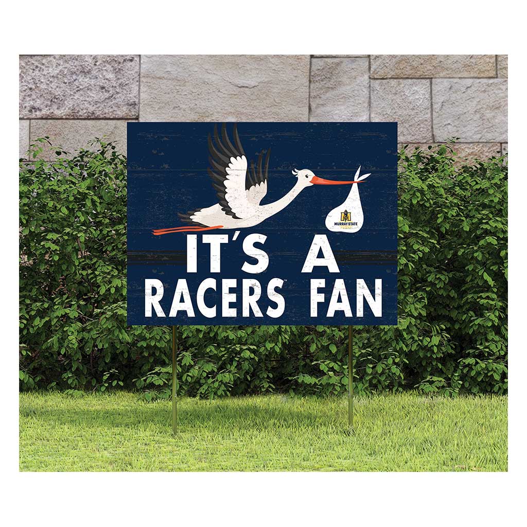 18x24 Lawn Sign Stork Yard Sign It's A Murray State Racers