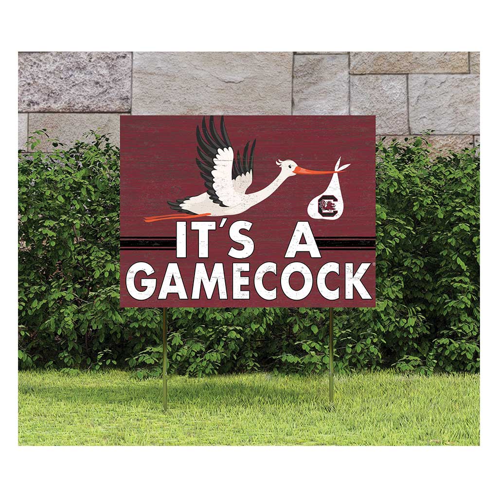 18x24 Lawn Sign Stork Yard Sign It's A South Carolina Gamecocks