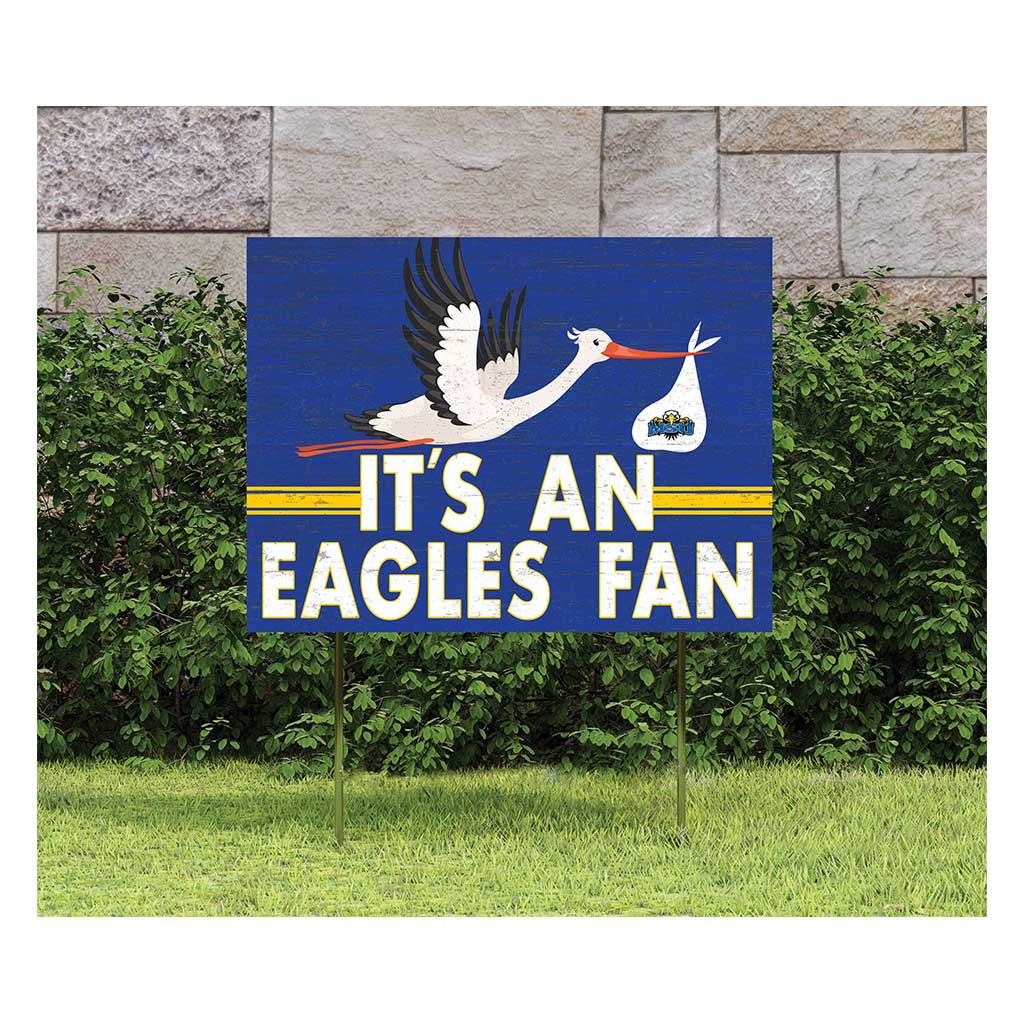 18x24 Lawn Sign Stork Yard Sign It's A Morehead State Eagles