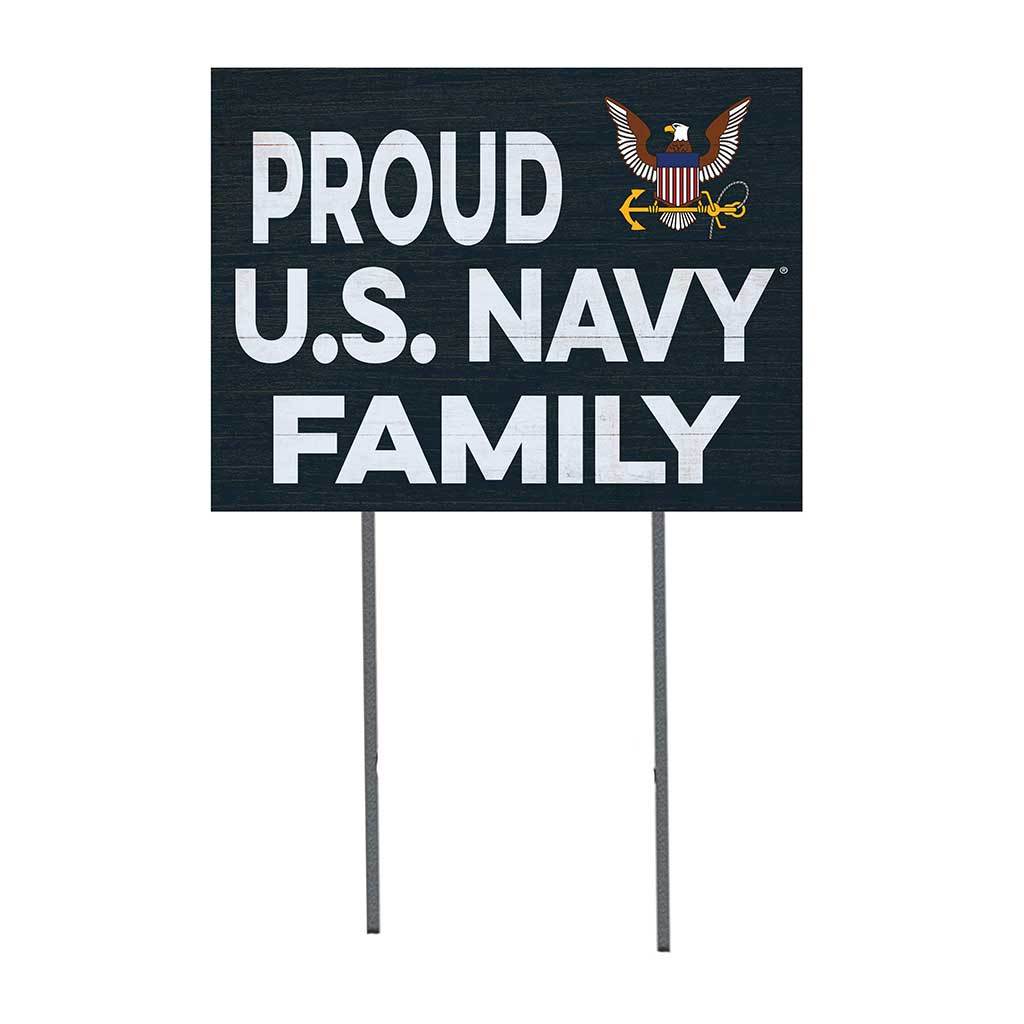 Proud Navy Family Lawn Sign