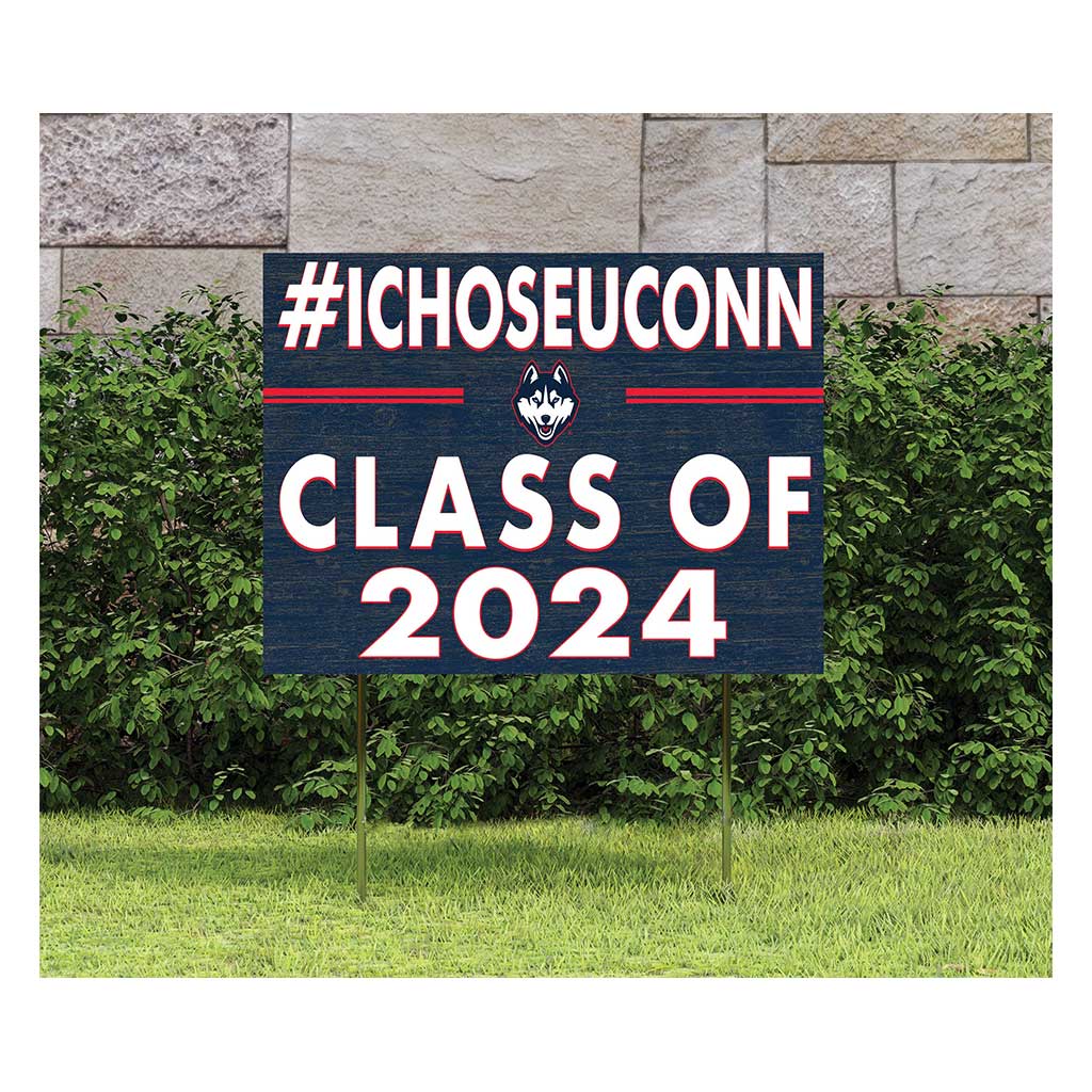 18X24 I Chose Future Class of Connecticut Huskies