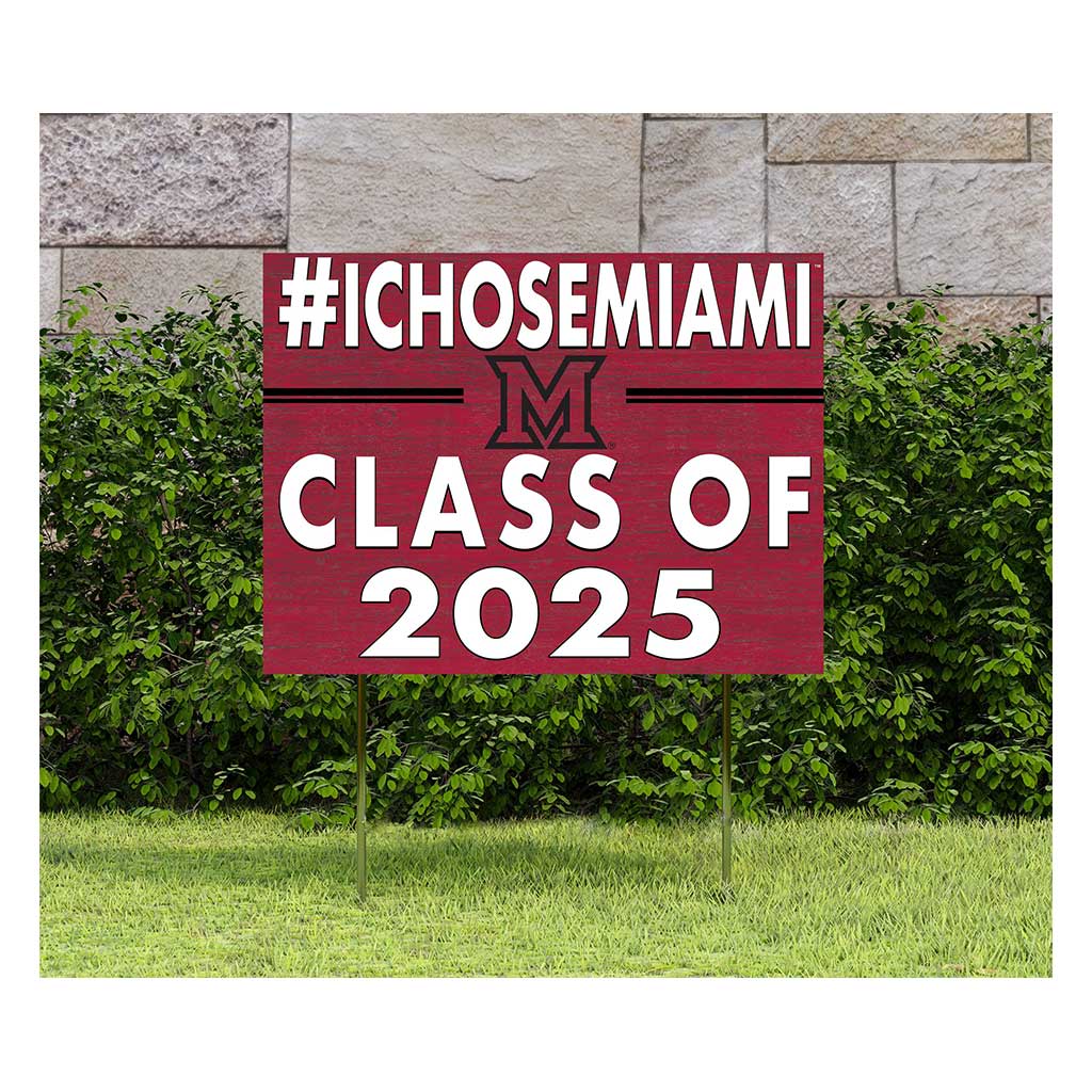 18x24 I Chose Future Class of Miami of Ohio Redhawks