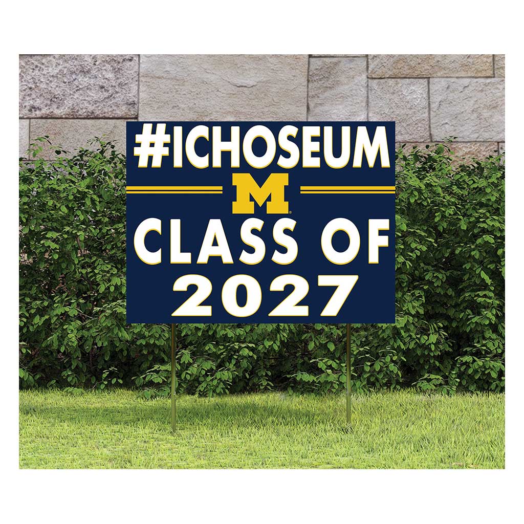 18X24 I Chose Future Class of Michigan Wolverines Year 2027