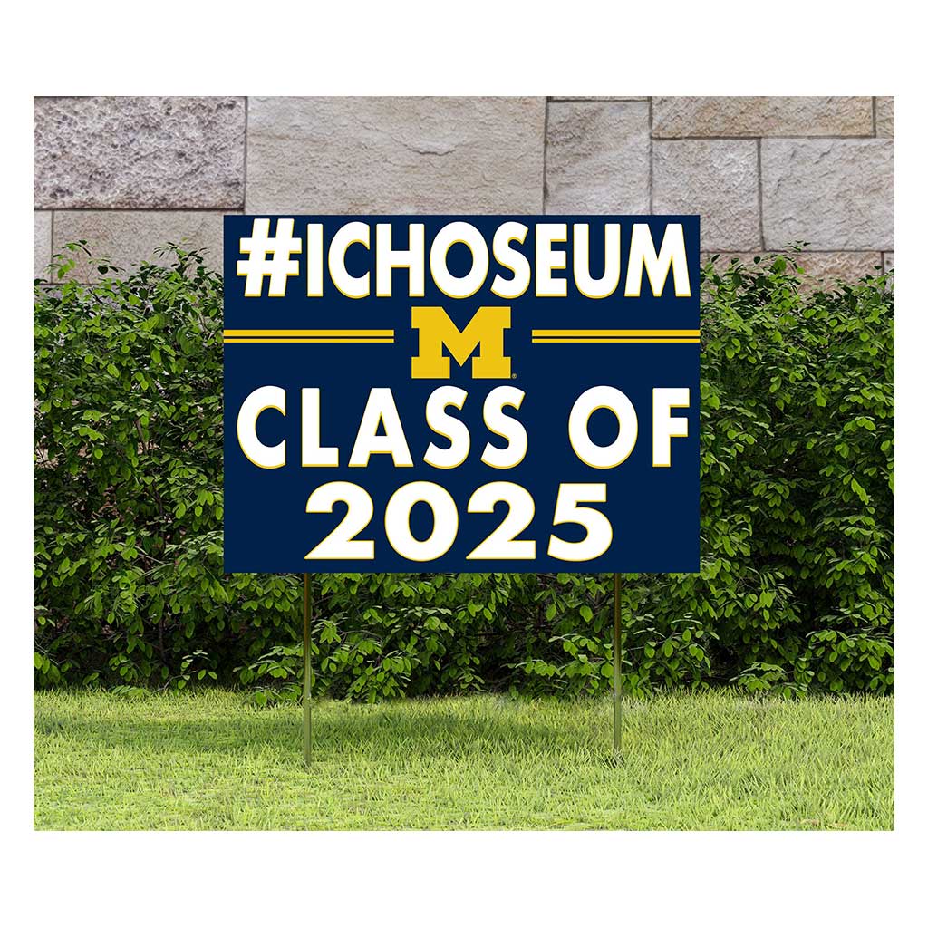18X24 I Chose Future Class of Michigan Wolverines