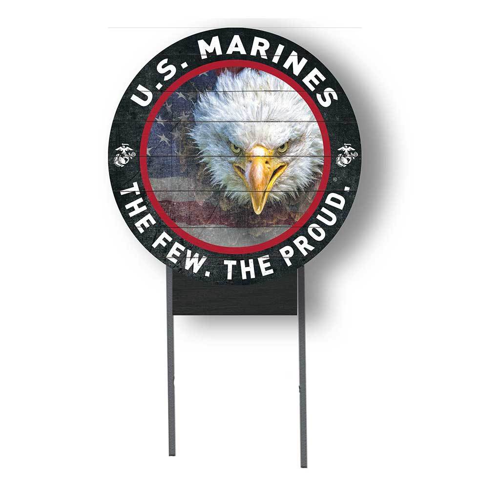 Eagle Marines Lawn Sign