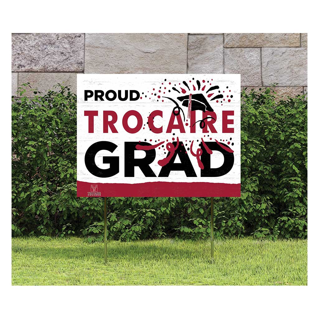 18x24 Lawn Sign Proud Grad With Logo Trocaire College