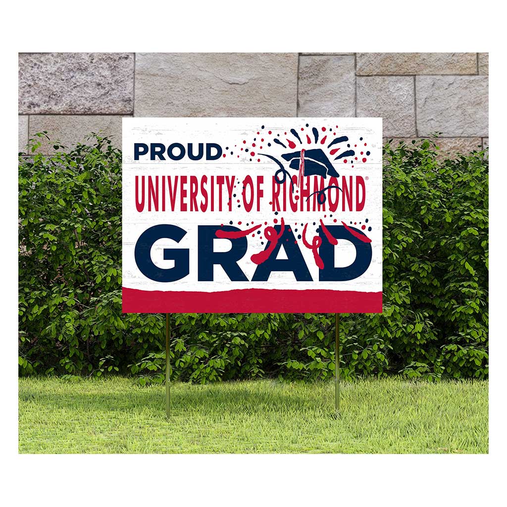 18x24 Lawn Sign Proud Grad With Logo Richmond Spiders